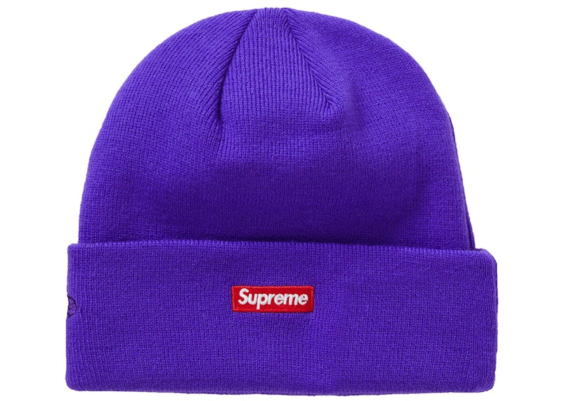 Supreme New Era Shop Beanie Purple London