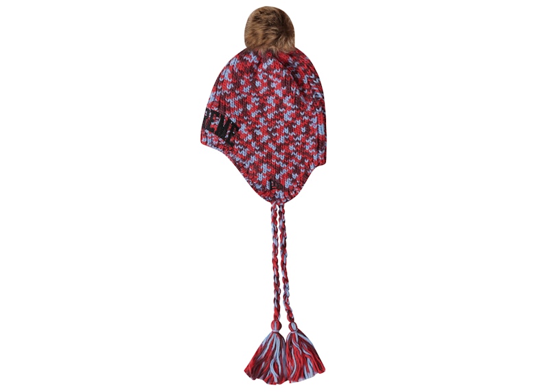 Supreme New Era Toboggan Beanie Red