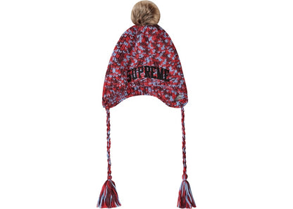 Supreme New Era Toboggan Beanie Red