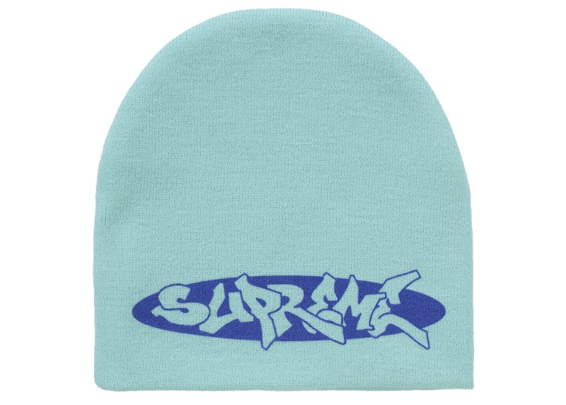 Supreme New World Order Beanie Light Teal