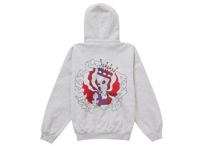 Supreme New World Order Hooded Sweatshirt Heather Grey