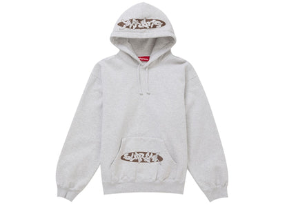 Supreme New World Order Hooded Sweatshirt Heather Grey