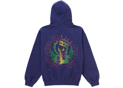 Supreme New World Order Hooded Sweatshirt Purple