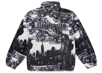 Supreme New York Fleece Jacket White