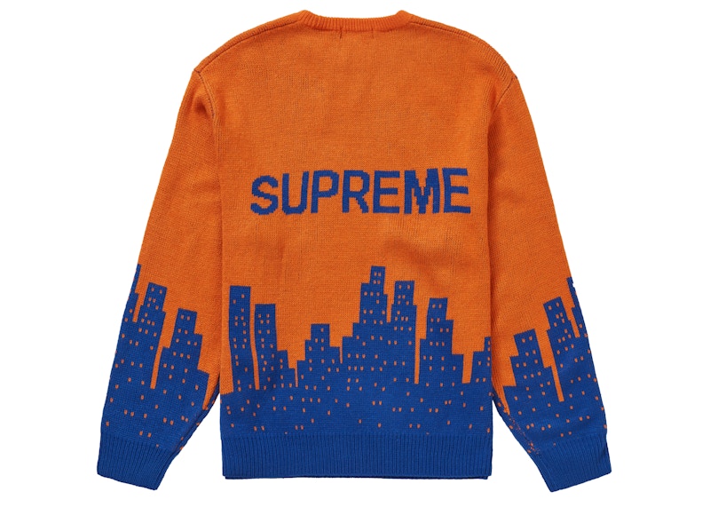 Supreme New York Sweater Orange
