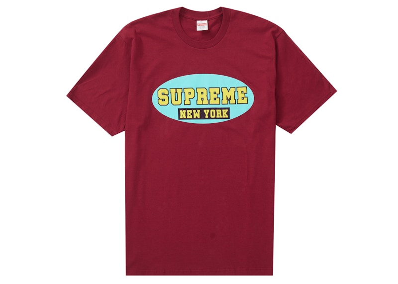 Supreme New York Tee Cardinal