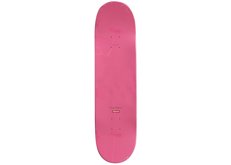 Supreme New York Yankees Airbrush Skateboard Deck Pink