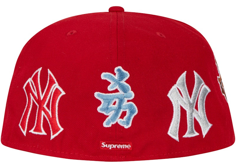 Supreme New York Yankees Kanji New Era Fitted Hat Red