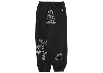 Supreme New York Yankees Kanji Sweatpant Black
