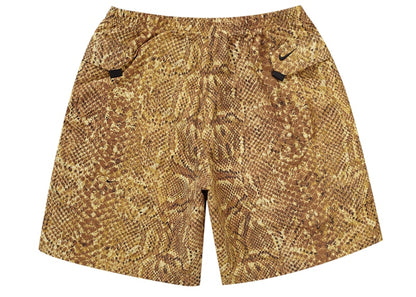 Supreme Nike ACG Nylon Trail Short Gold Snakeskin