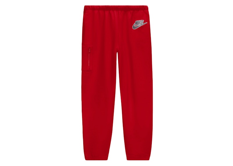Supreme Nike Cargo Sweatpant Red