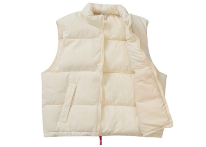 Supreme Nike Denim Puffer Vest Natural