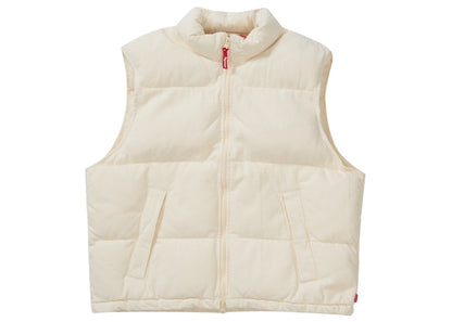 Supreme Nike Denim Puffer Vest Natural