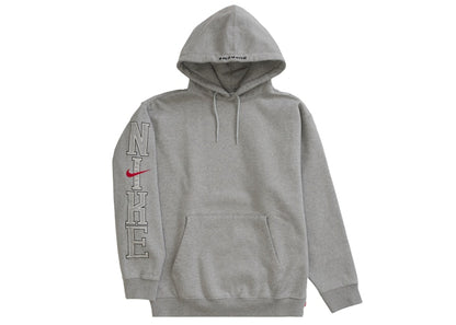 Supreme Nike Hooded Sweatshirt Heather Grey