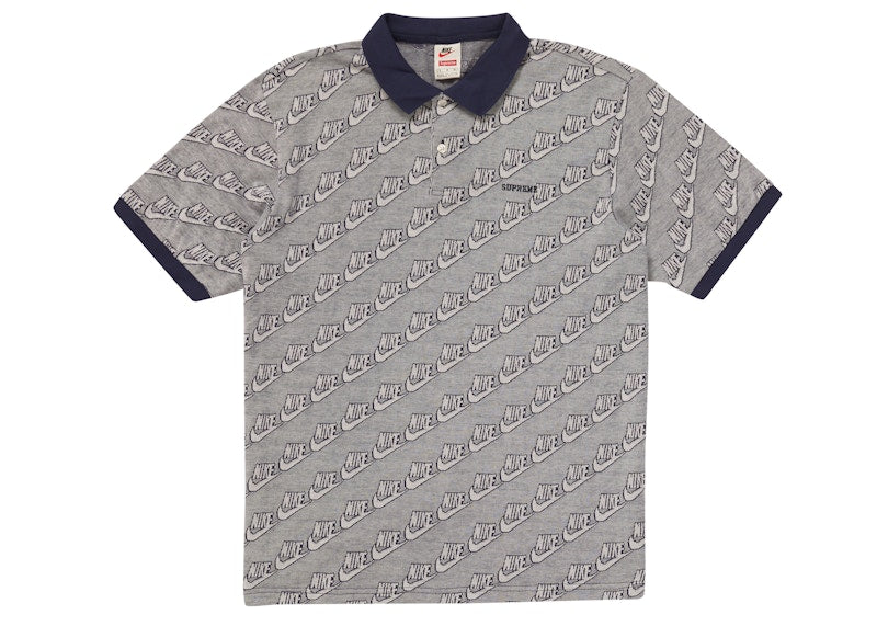 Supreme Nike Jacquard Polo Navy