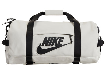 Supreme Nike Leather Duffle Bag White