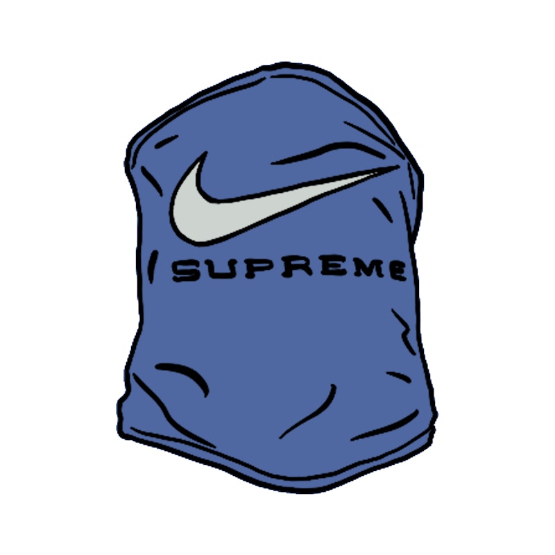 Supreme Nike Neck Warmer Blue