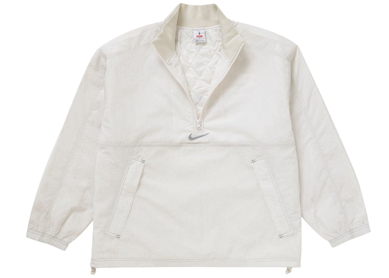 Supreme Nike Ripstop Pullover White