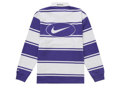 Supreme Nike Stripe Rugby Purple