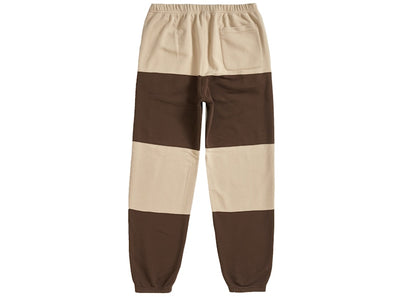 Supreme Nike Stripe Sweatpant Tan