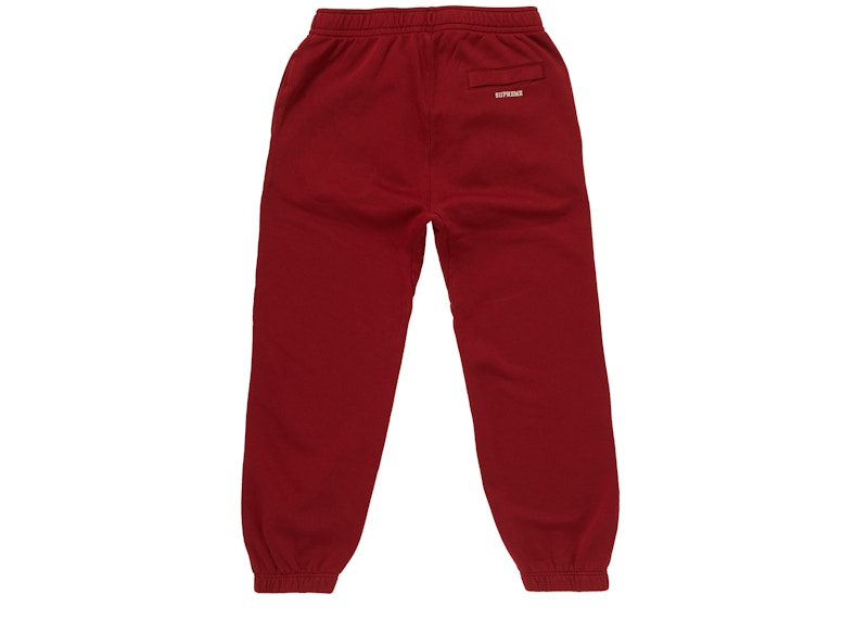 Supreme Nike Sweatpant Burgundy