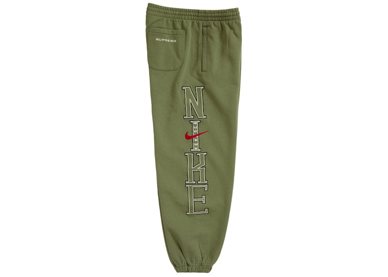 Supreme Nike Sweatpants Olive