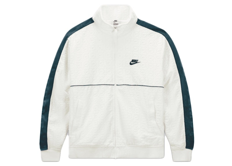 Supreme Nike Velour Track Jacket White
