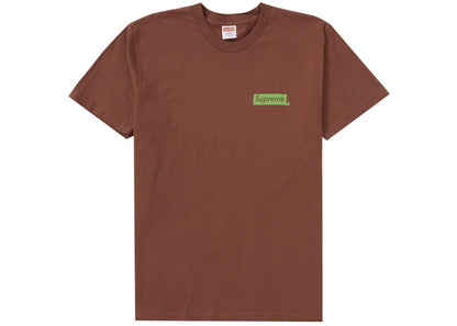 Supreme No More Shit Tee Brown