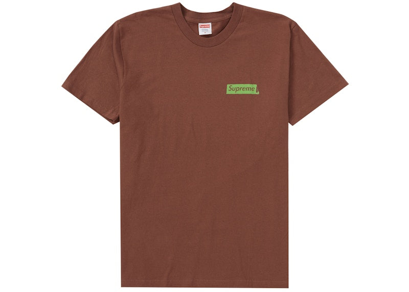Supreme No More Shit Tee Brown