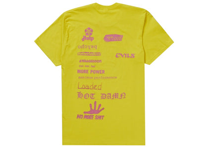 Supreme No More Shit Tee Lemon