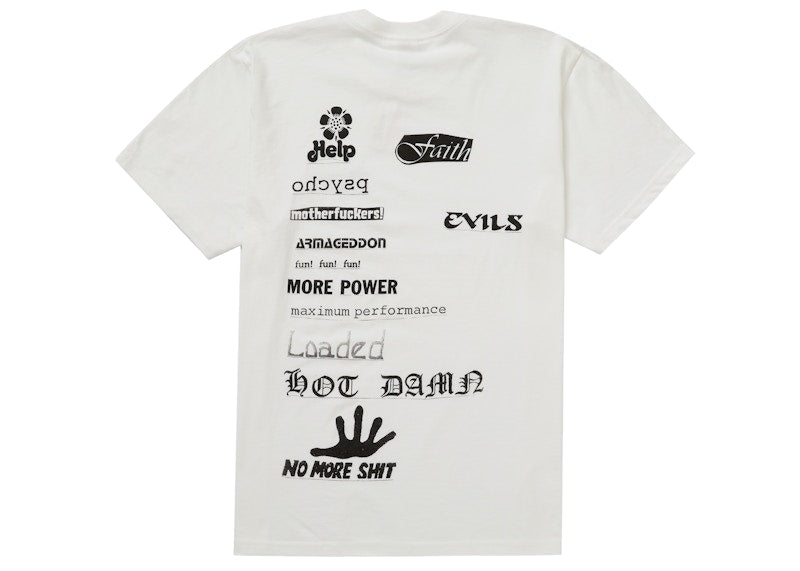 Supreme No More Shit Tee White