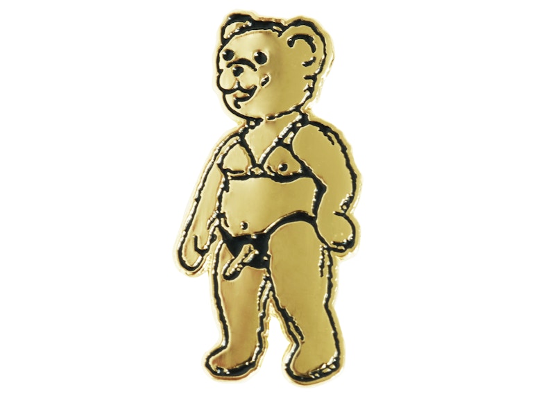 Supreme Not Sorry Pin Gold