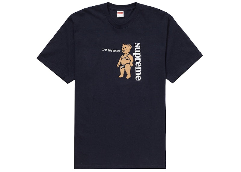 Supreme Not Sorry Tee Navy