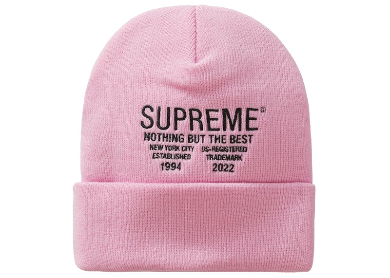 Supreme Nothing But Beanie Pink