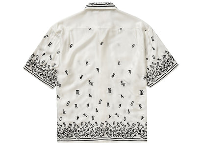 Supreme Nouveau Embroidered S/S Shirt White