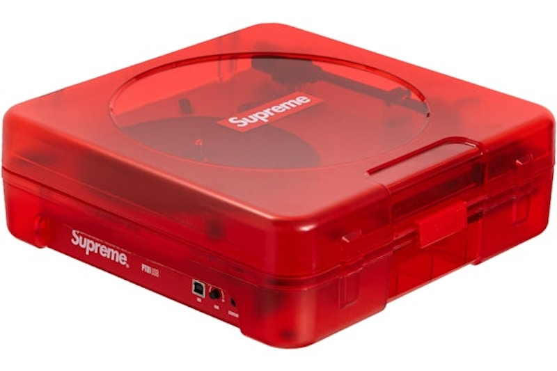 Supreme Numark PT01 Portable Turntable EU Plug Red
