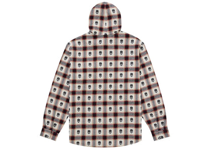 Supreme Number (N)ine Hooded Flannel Shirt White