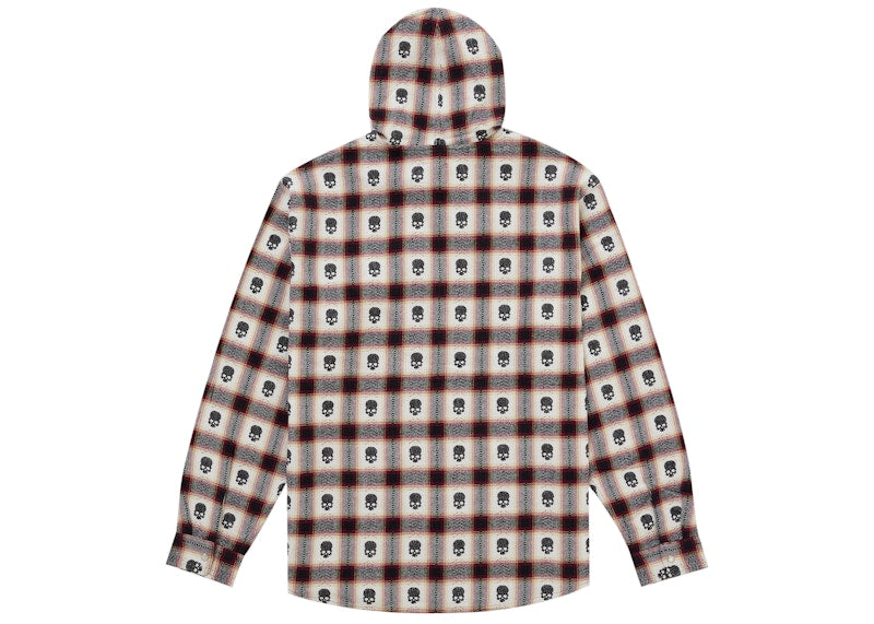Supreme Number (N)ine Hooded Flannel Shirt White