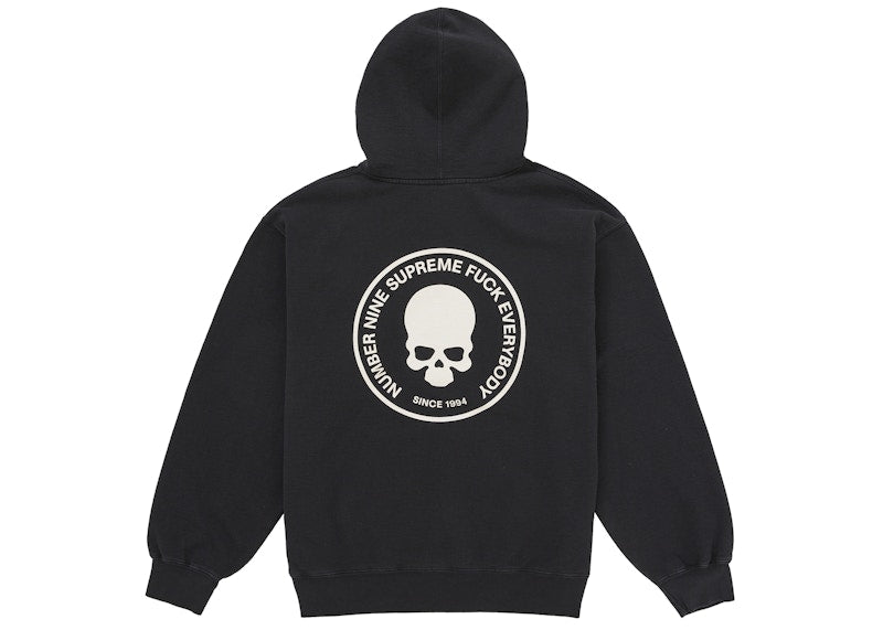 Supreme Number (N)ine Hooded Sweatshirt Black