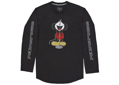 Supreme Number (N)ine Mickey Raglan L/S Top Black