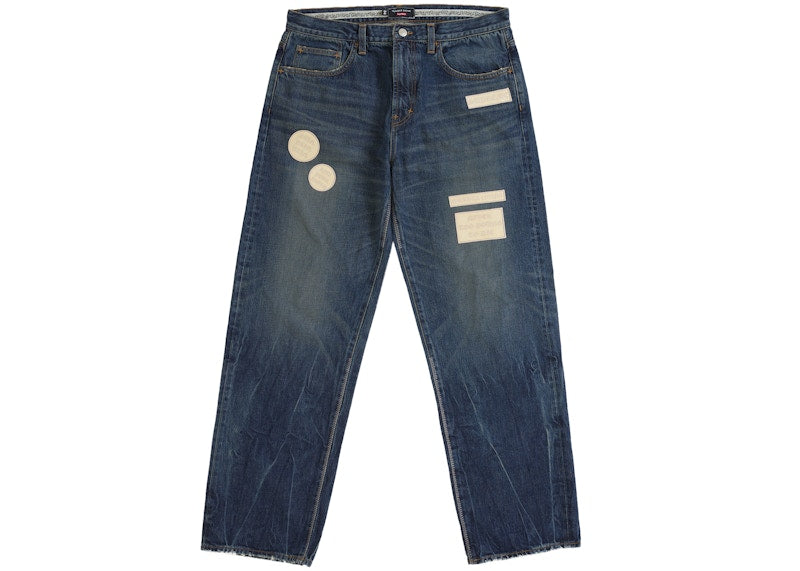 Supreme Number (N)ine Patches Loose Fit Jean Dark Indigo