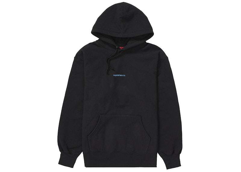 Supreme Number One Hooded Sweatshirt Black