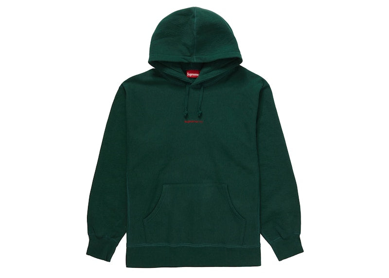Supreme Number One Hooded Sweatshirt Dark Green