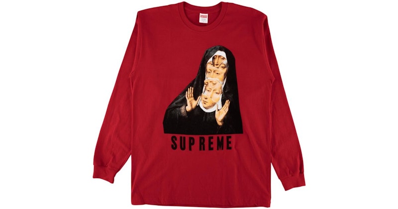 Supreme Nun LS Tee Red