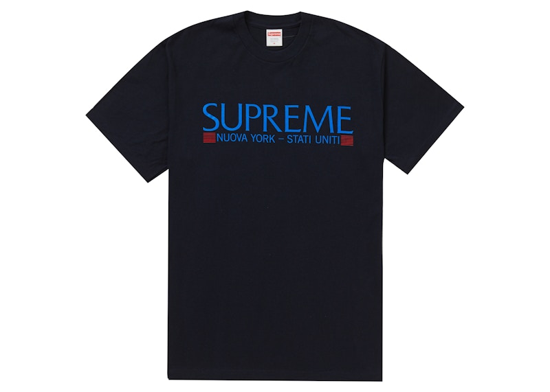 Supreme Nuova York Tee Navy