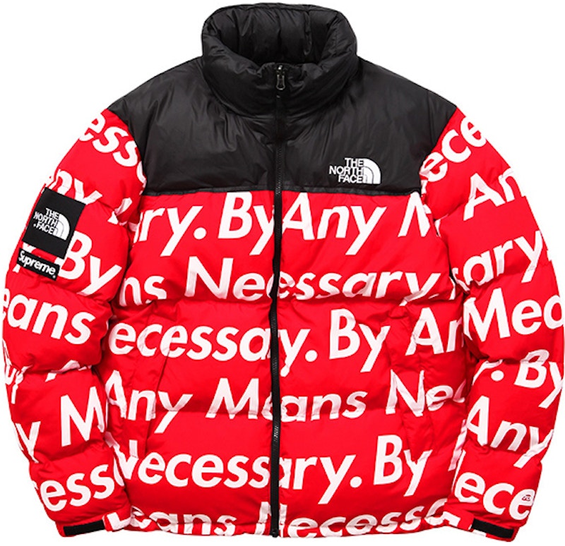 Supreme Nuptse Jacket Red