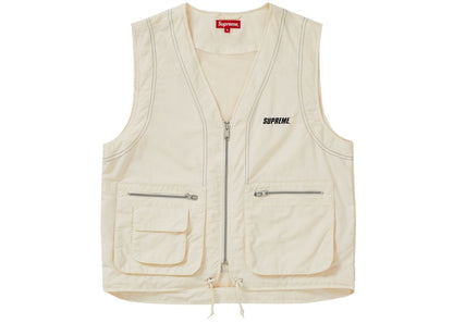 Supreme Nylon Cargo Vest OffWhite