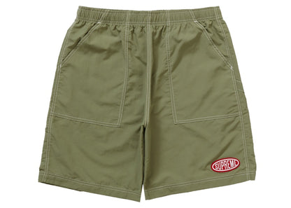 Supreme Nylon Painter Short Olive