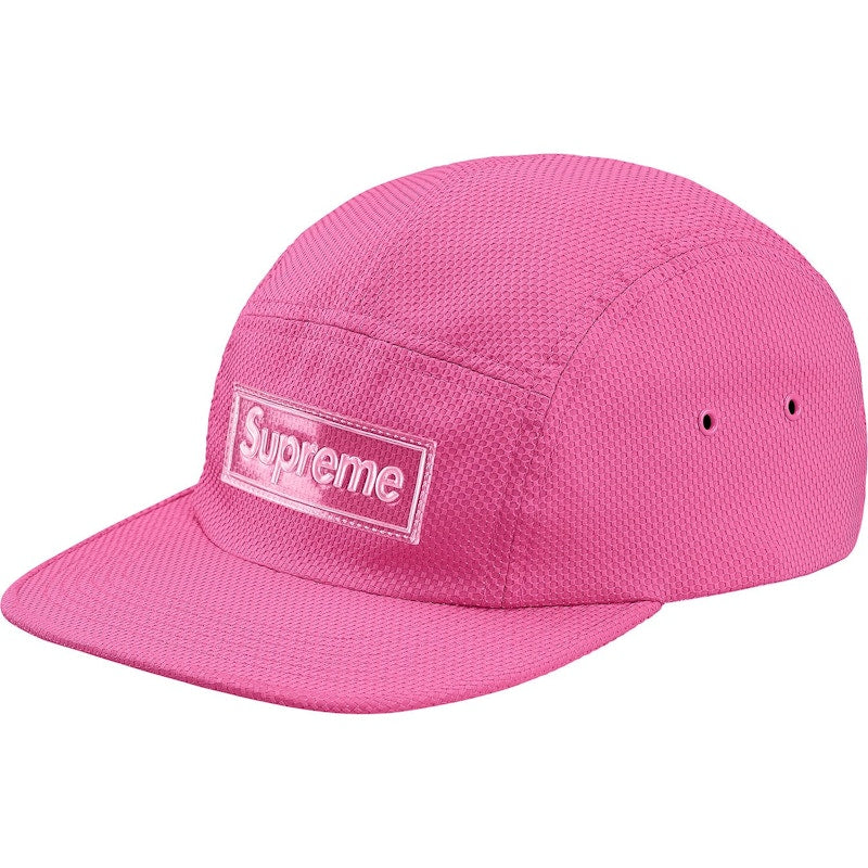 Supreme Nylon Pique Camp Cap Pink
