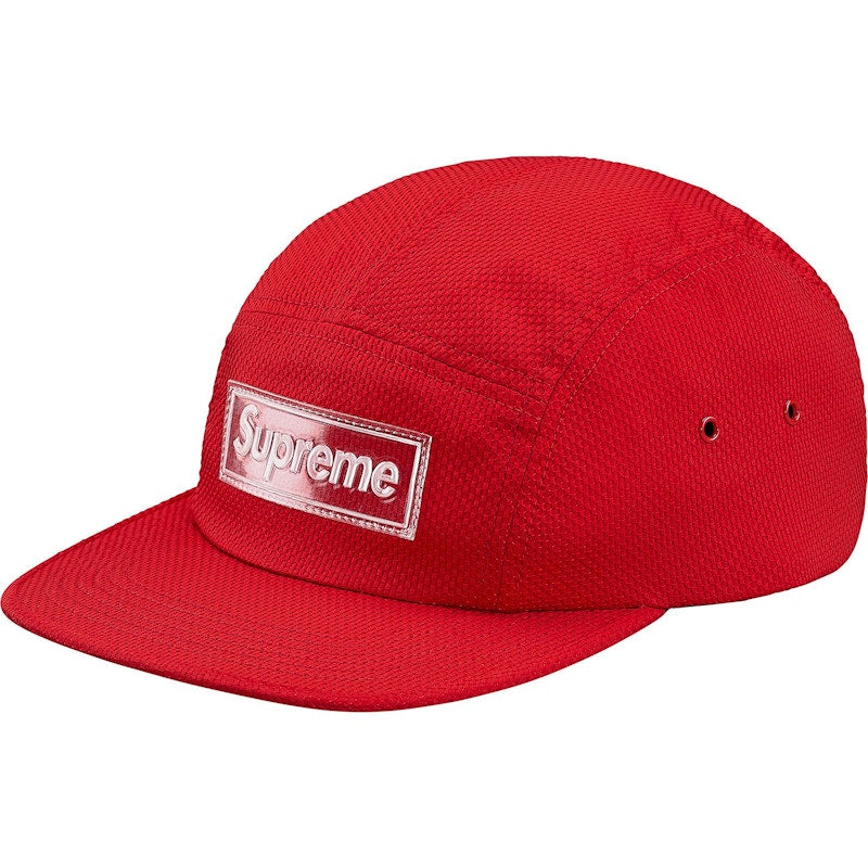 Supreme Nylon Pique Camp Cap Red